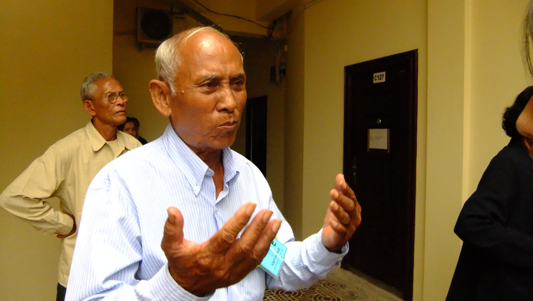 Civil party, activist and survivor from S-21, Chum Mey, responds to Duch verdict outcome.