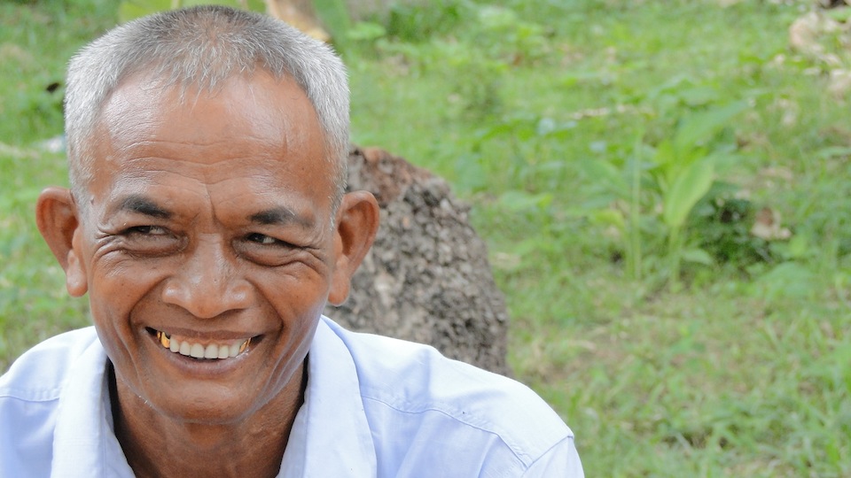 Khmer Krom civil party Kim So in Pursat province (Photo by Jenny Holligan)